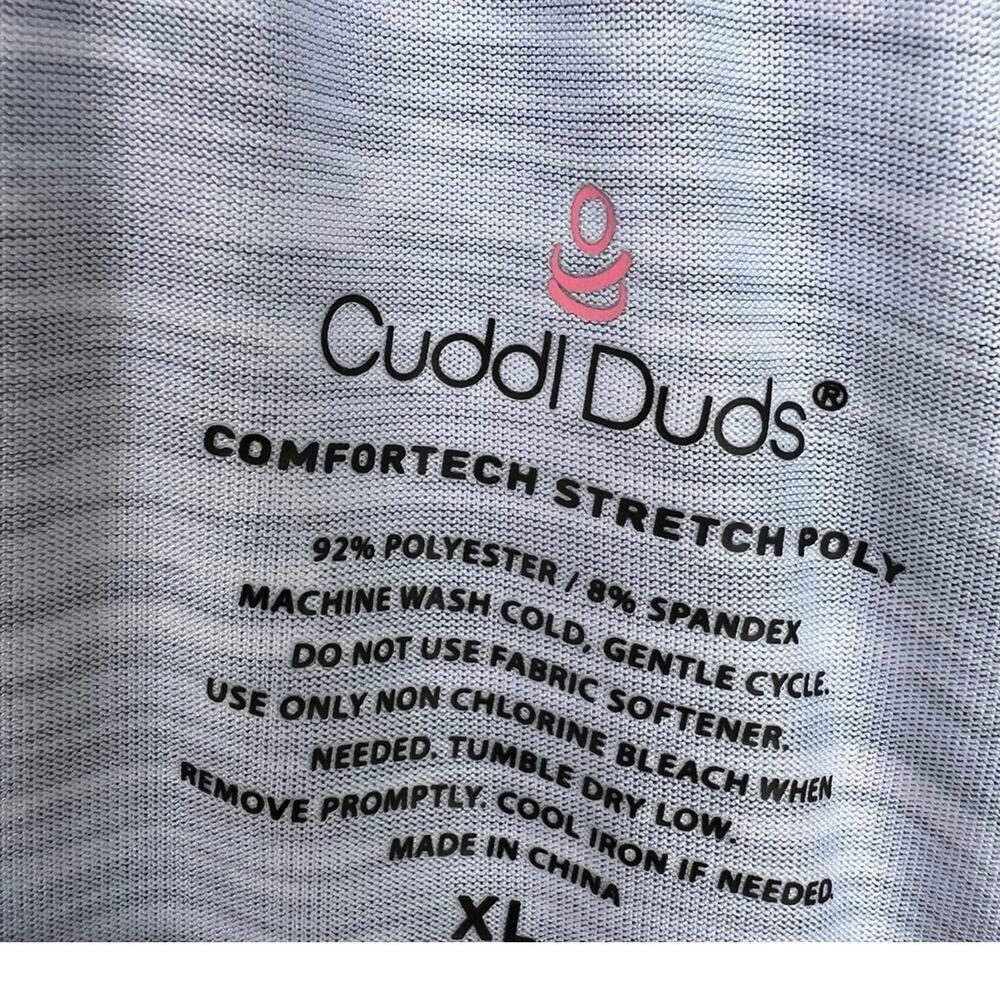 Cuddl Duds, women's size XL bottoms, purple, black, white